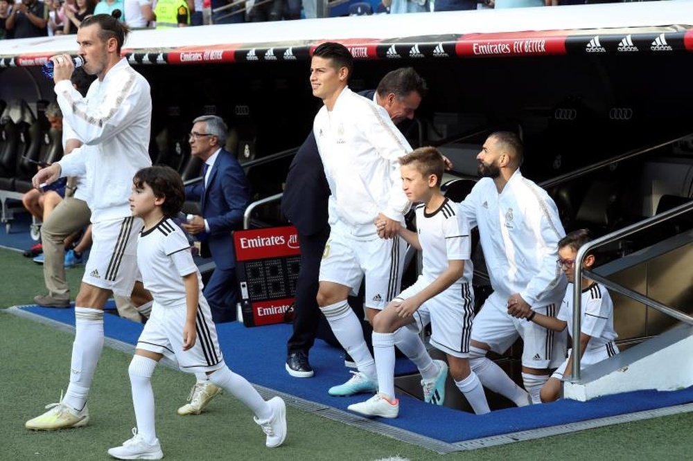 Le Real Madrid annonce la blessure de James Rodriguez. EFE