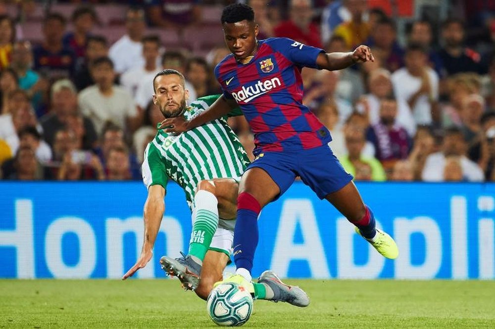 L'un des agents d'Ansu Fati est le frère de Messi. EFE