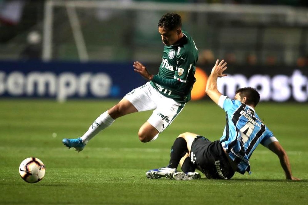 Palmeiras - Grêmio, ao vivo. EFE/Fernando Bizerra Jr