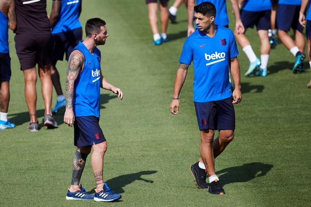 Messi regresa al grupo. EFE