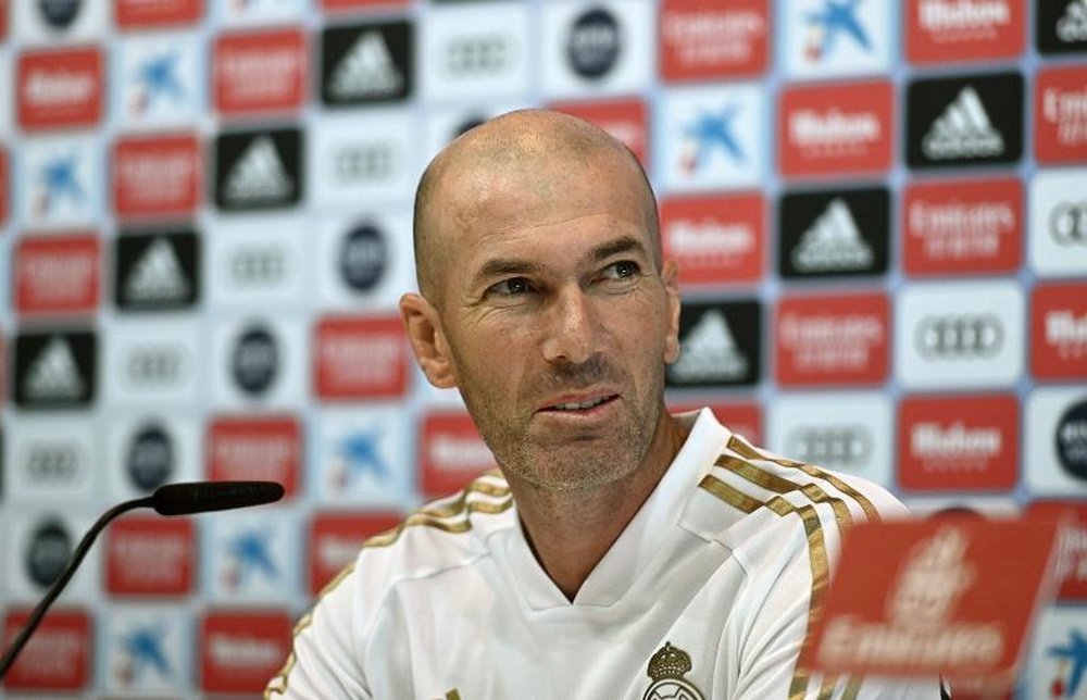 Zidane lanzó un mensaje de optimismo. EFE