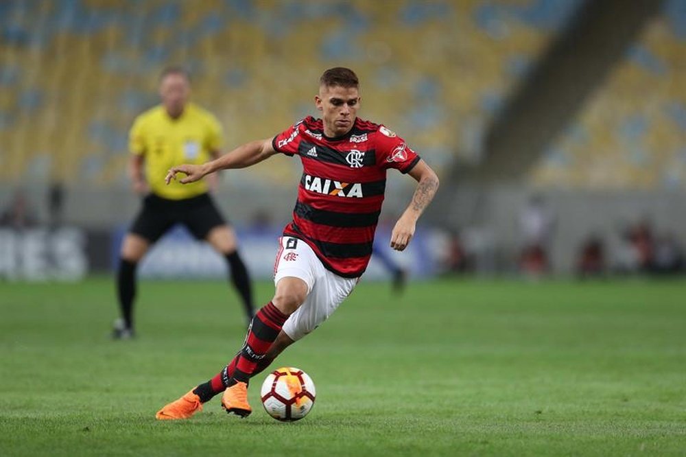 Interesse do Grêmio em Gustavo Cuellar é antigo. EFE/Marcelo Sayão/Arquivo