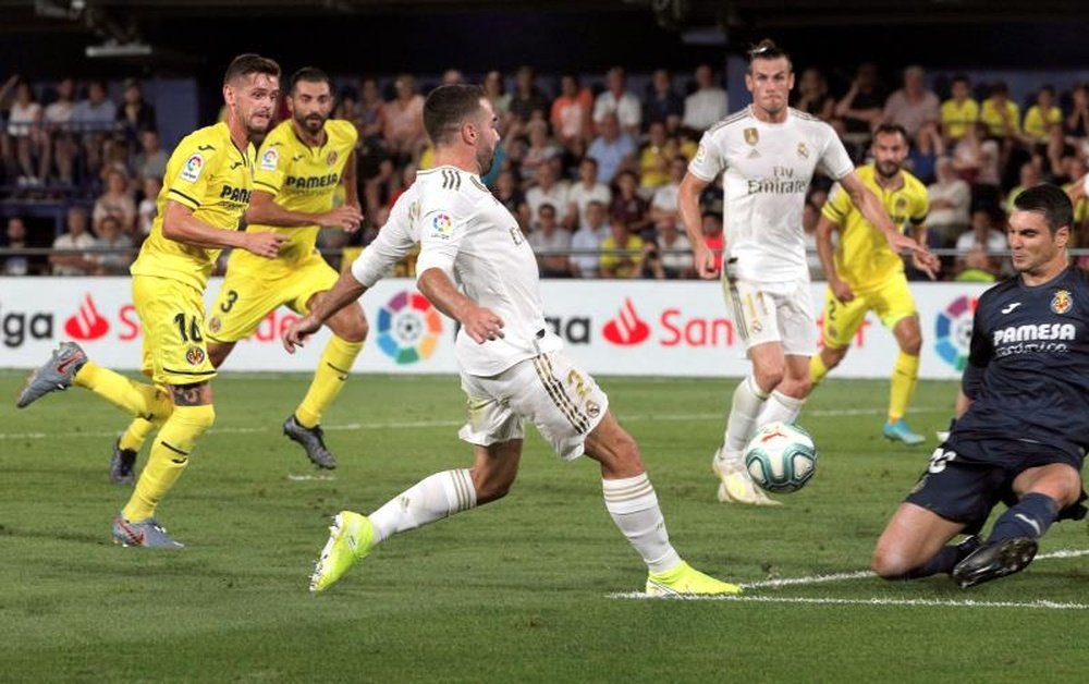Dani Carvajal a analysé la rencontre du Real Madrid. EFE