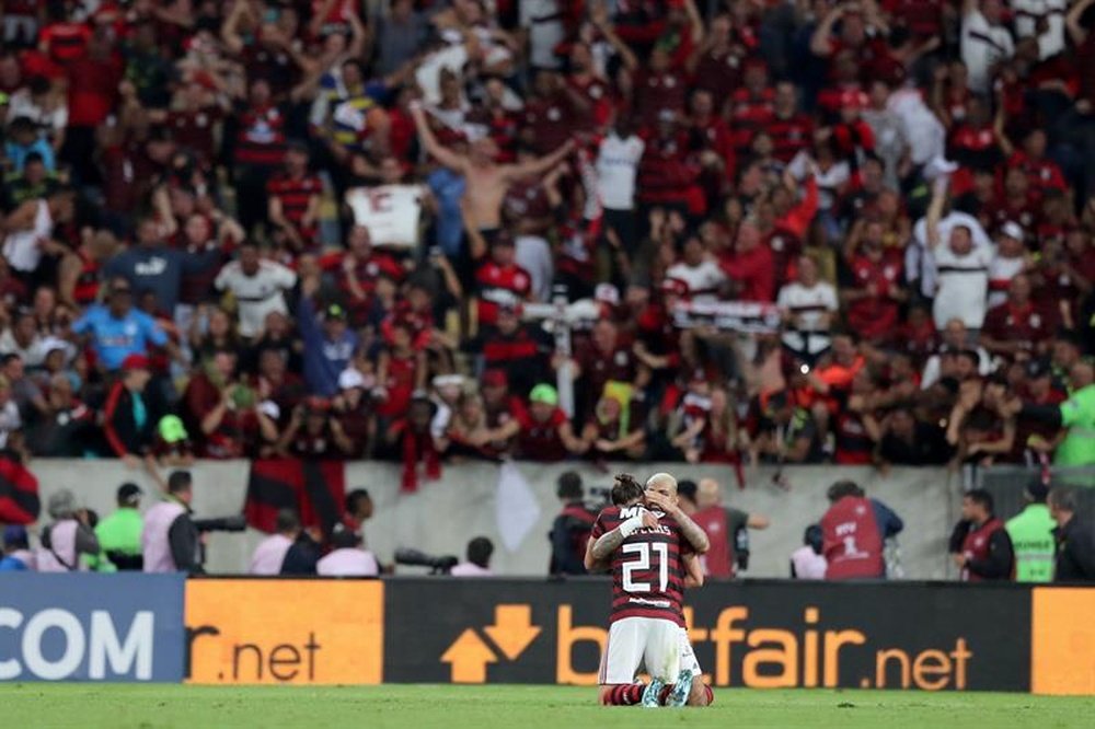 Sao Paulo pincha y se aleja del liderato de Flamengo. EFE/Antonio Lacerda/Archivo