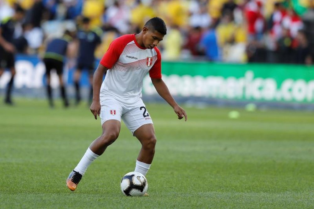 Luis Abram ya entrena con el Granada. EFE