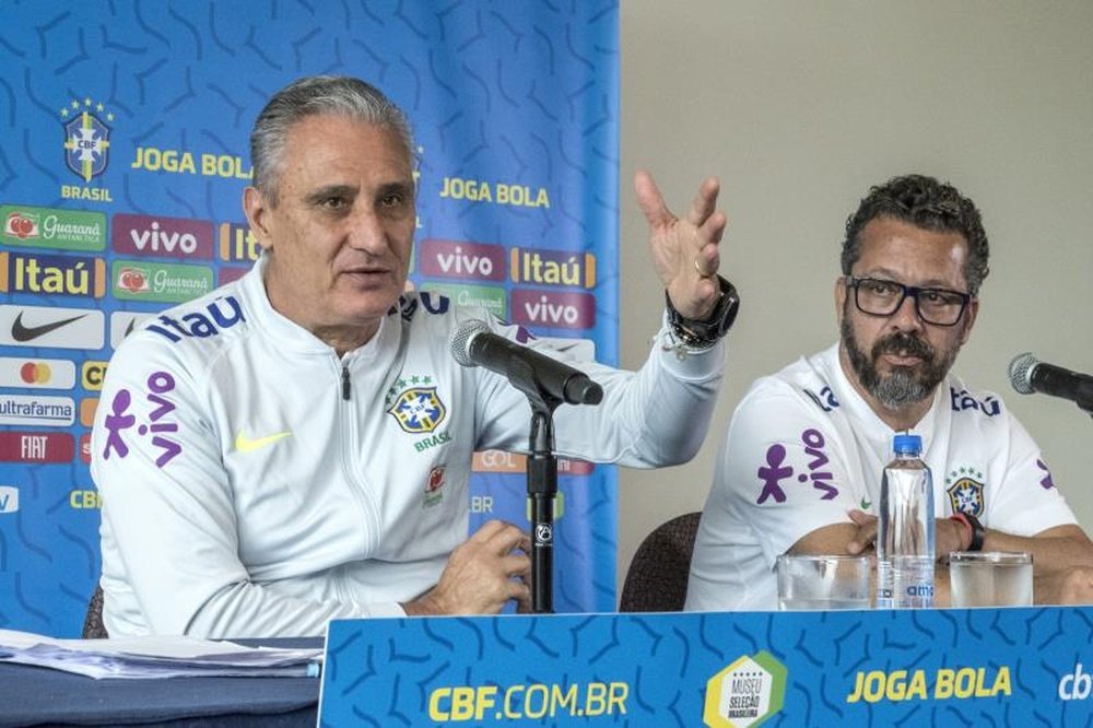 Tite foi só elogios para Rodrygo. EFE