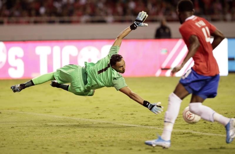 Alvarado, conscient du talent de Navas. EFE  gardien de but au LD Alajuelense
