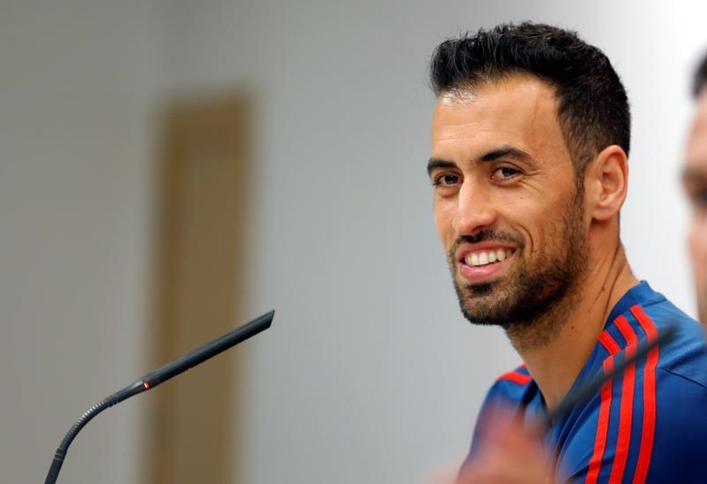 Busquets, positivo en coronavirus. EFE