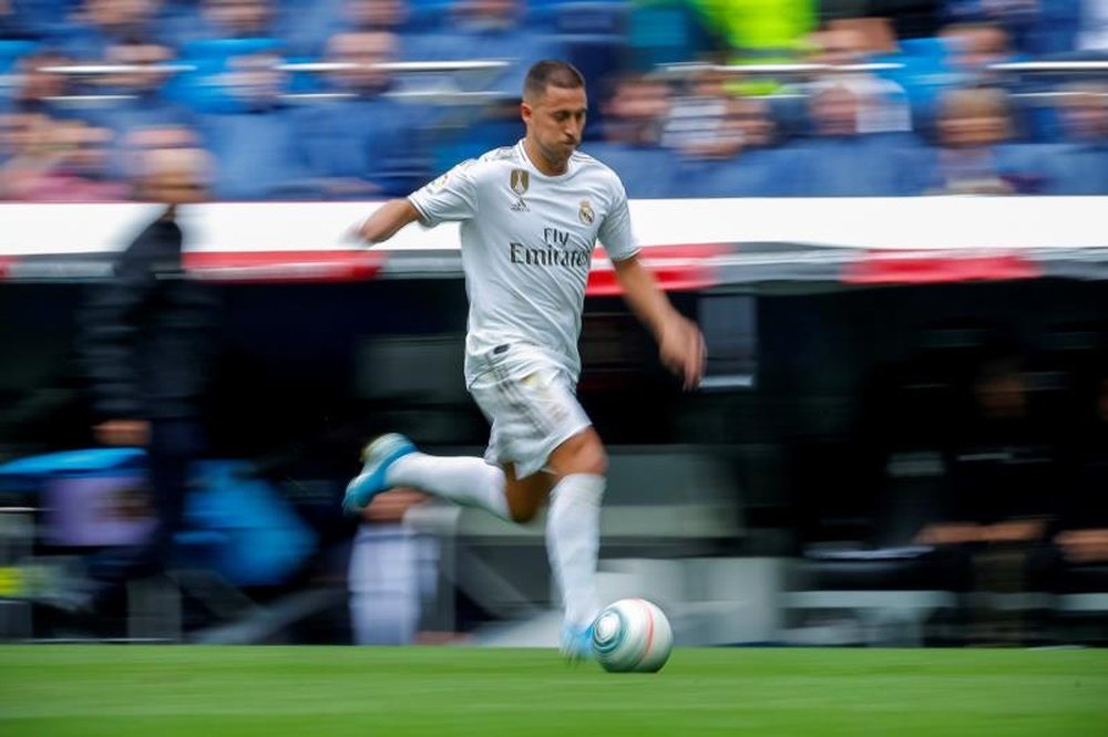 Hazard is already feeling the Champions League 'buzz'. EFE