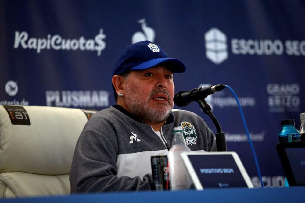 Al habla Maradona. EFE
