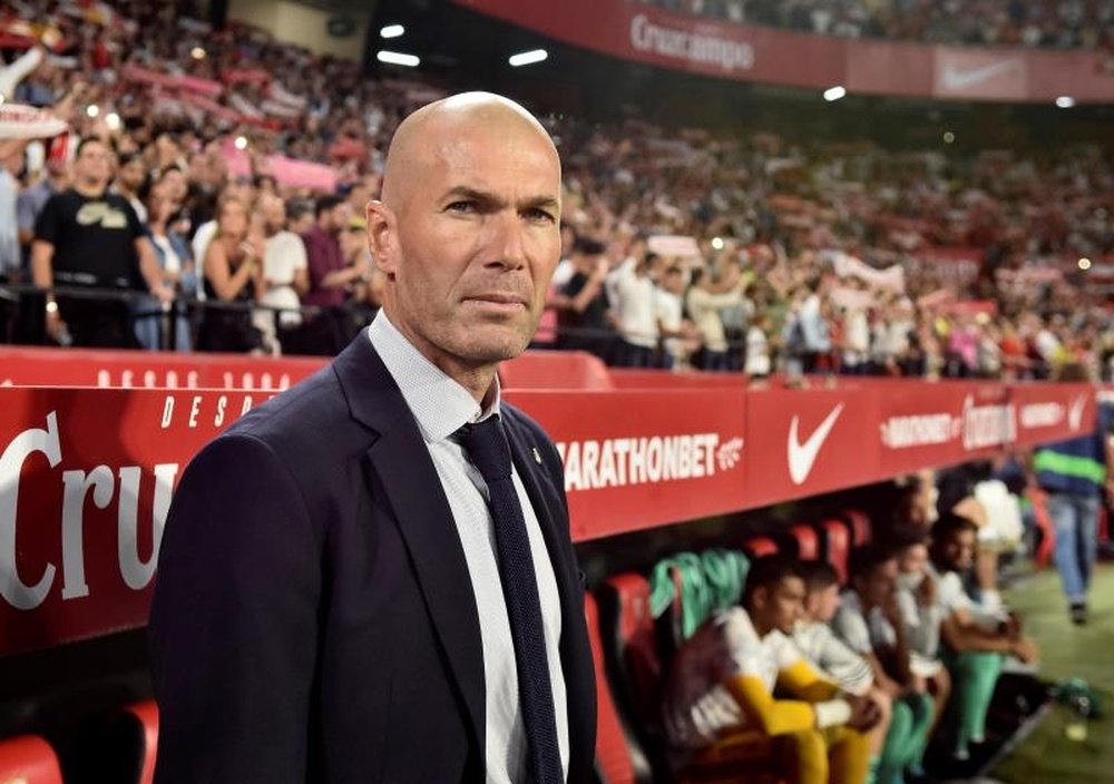 Zidane fier de son équipe. eFE