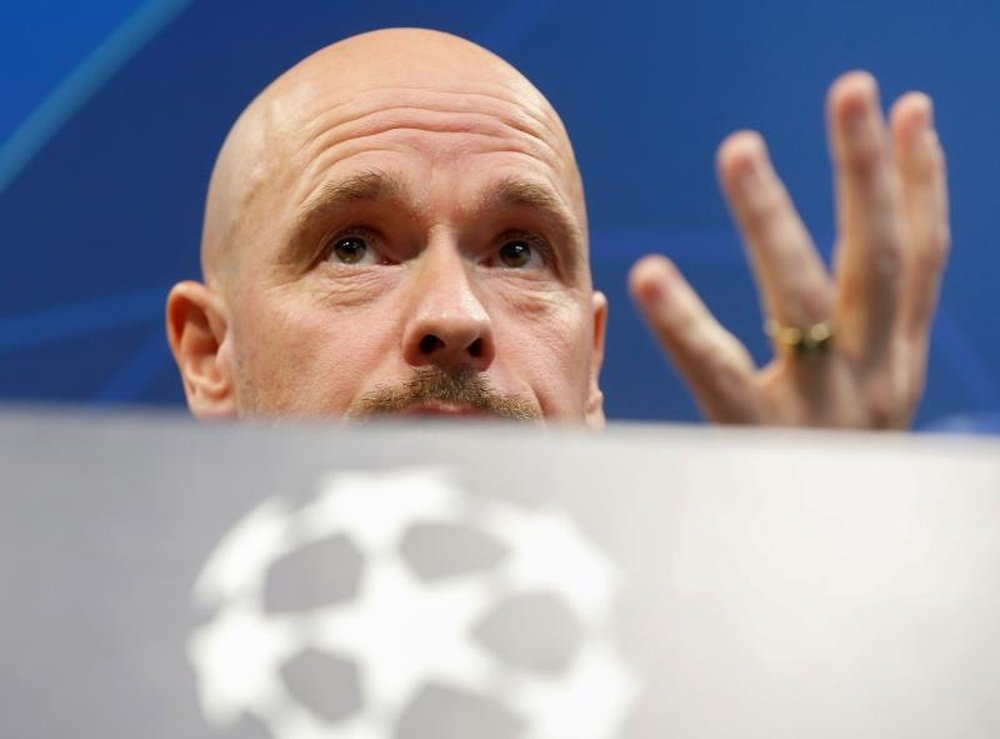 Thrilled Ajax coach Ten Hag still sees scope for improvement. AFP