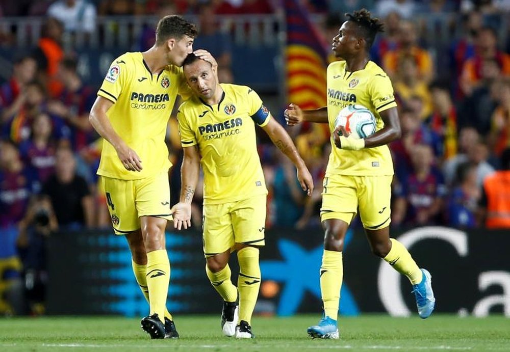 El Villarreal no filtrará la hora de salida hacia Barcelona. EFE/Quique Garcia