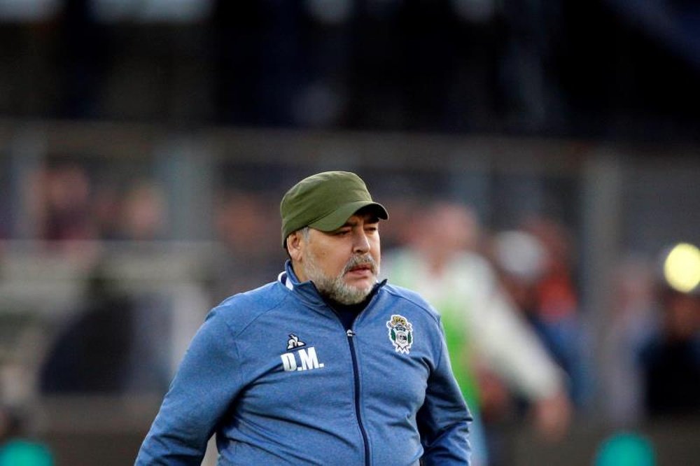 El 'clásico de La Plata', el gran reto para Maradona. EFE/ Demian Alday Estévez