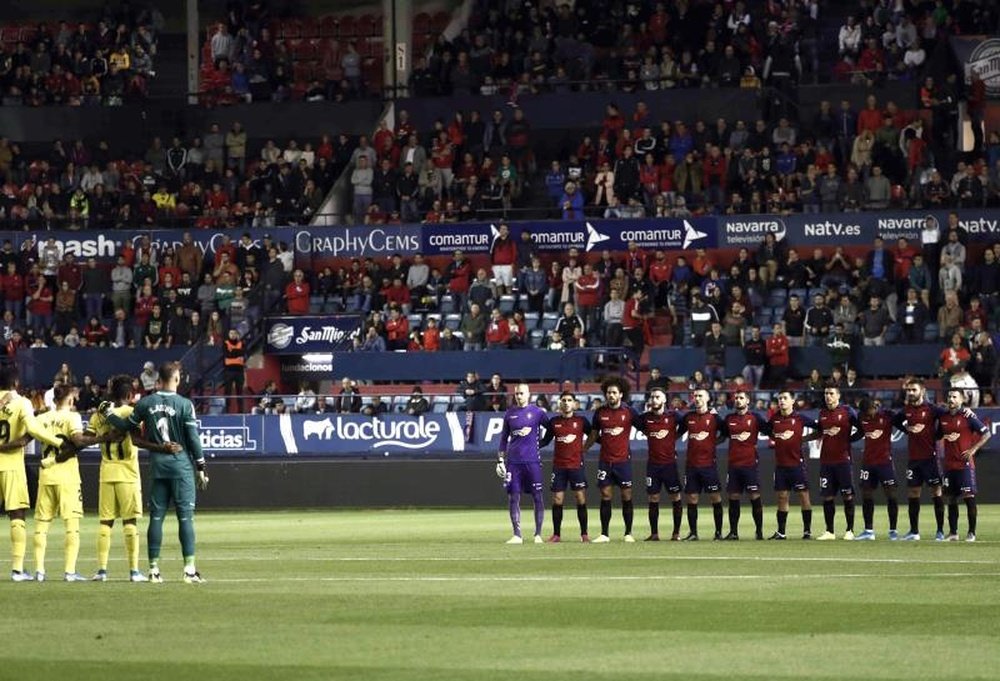 There will be a minute's silence prior to all La Liga and Segunda matches. EFE/Jesus Diges