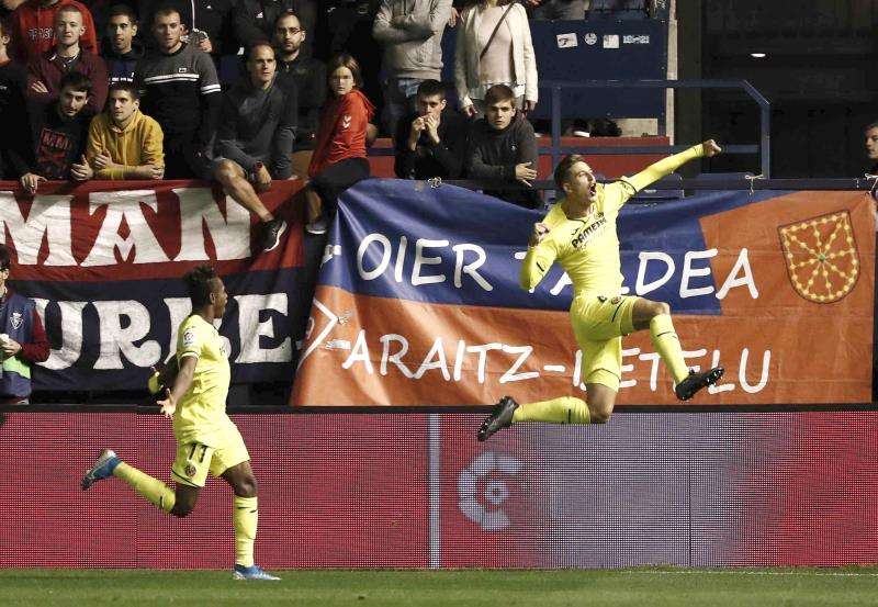 Osasuna venció al Villarreal en El Sadar