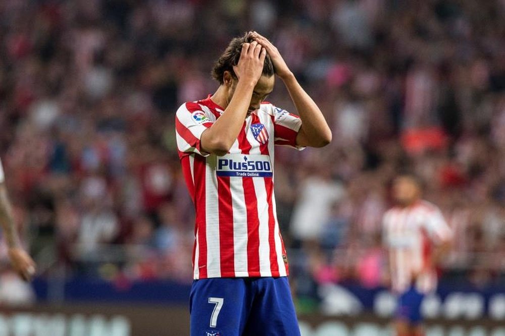 L'Atlético Madrid confirme une entorse de la cheville de grade II pour Joao Félix. EFE