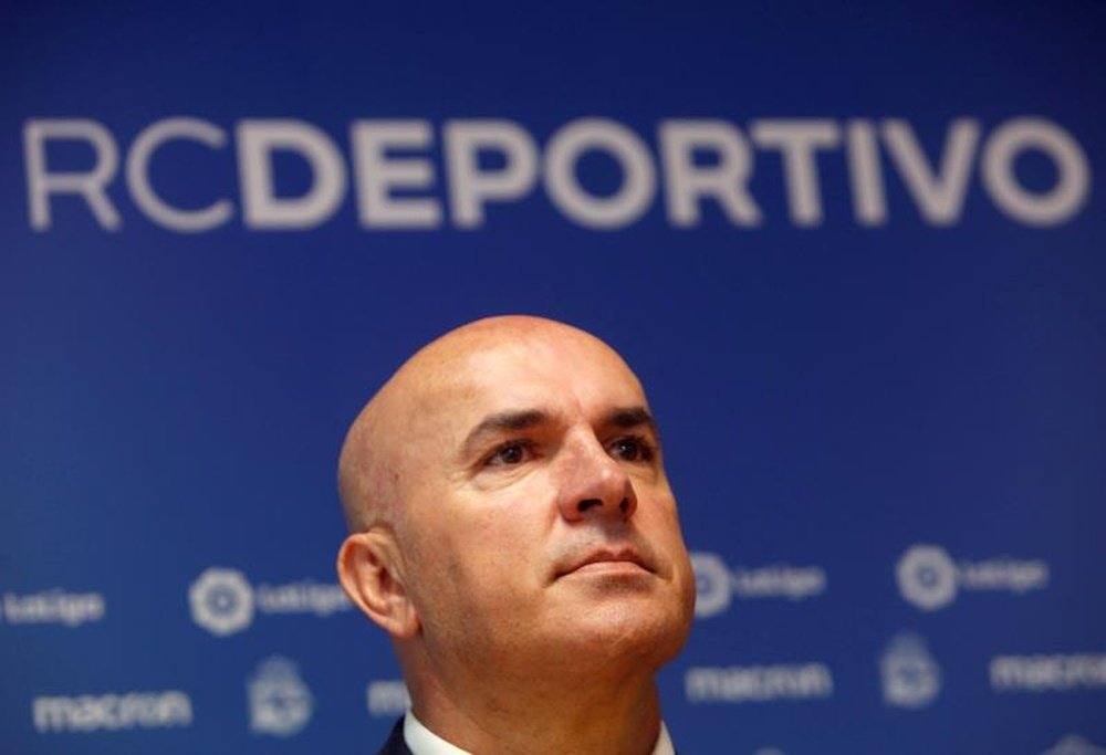 Luis César Sampedro analizó el triunfo del Deportivo. EFE/Cabalar