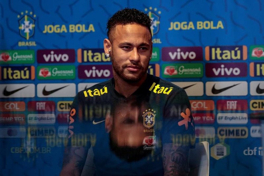 Neymar a parlé en conférence de presse. EFE