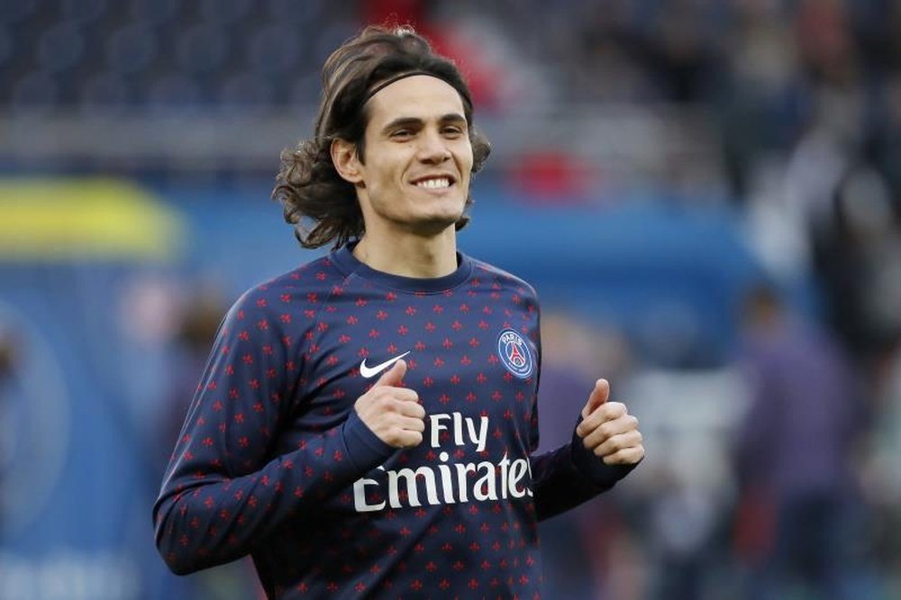 Cavani pressuring PSG for an exit plan to Atletico. efe