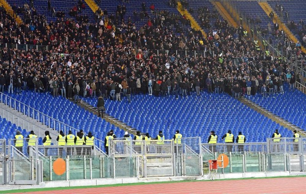 UEFA castiga racismo da torcida da Lazio. EFE/ETTORE FERRARI/Archivo