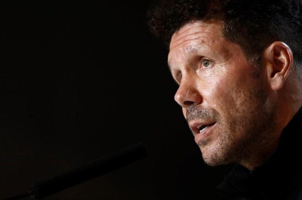 Atlético Madrid are facing Valencia and Simeone is ready. EFE