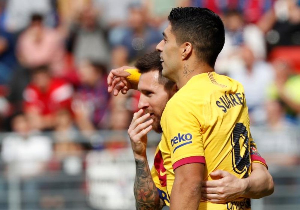 Messi y Suárez son una de las parejas más goleadoras de las últimas temporadas. EFE
