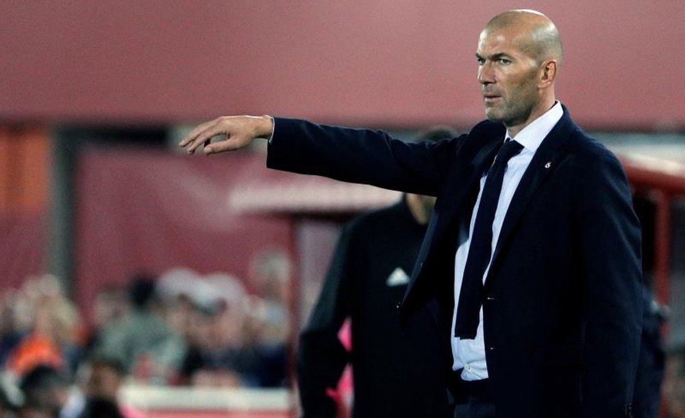 Zidane a analysé le revers du Real. EFE