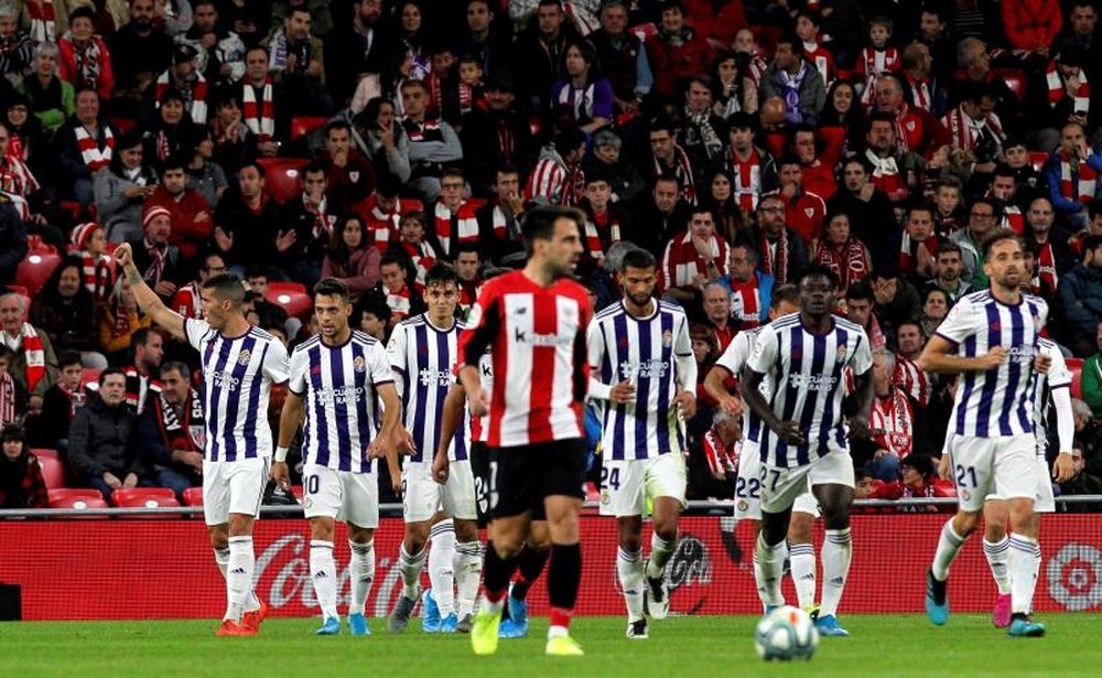 El Athletic lleva cuatro jornadas consecutivas sin ganar. EFE