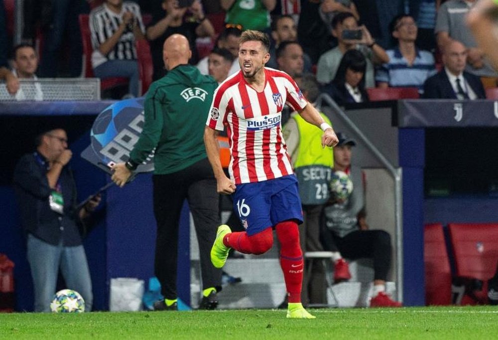 Herrera contó su difícil adaptación al Atlético. EFE/Rodrigo Jiménez