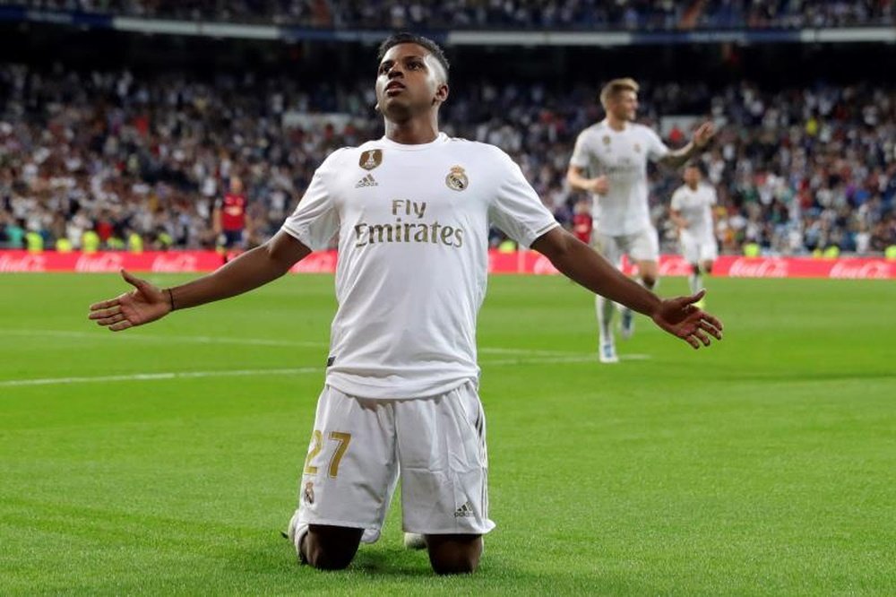 Rodrygo desea quedarse siempre en el Real Madrid. EFE/JuanJoMartín