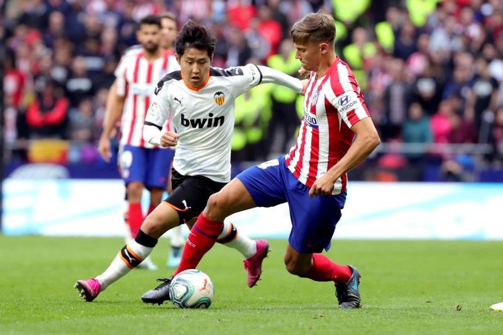 Atlético fecha as portas do Metropolitano para a saída de Llorente. EFE/Juanjo Martín/Archivo