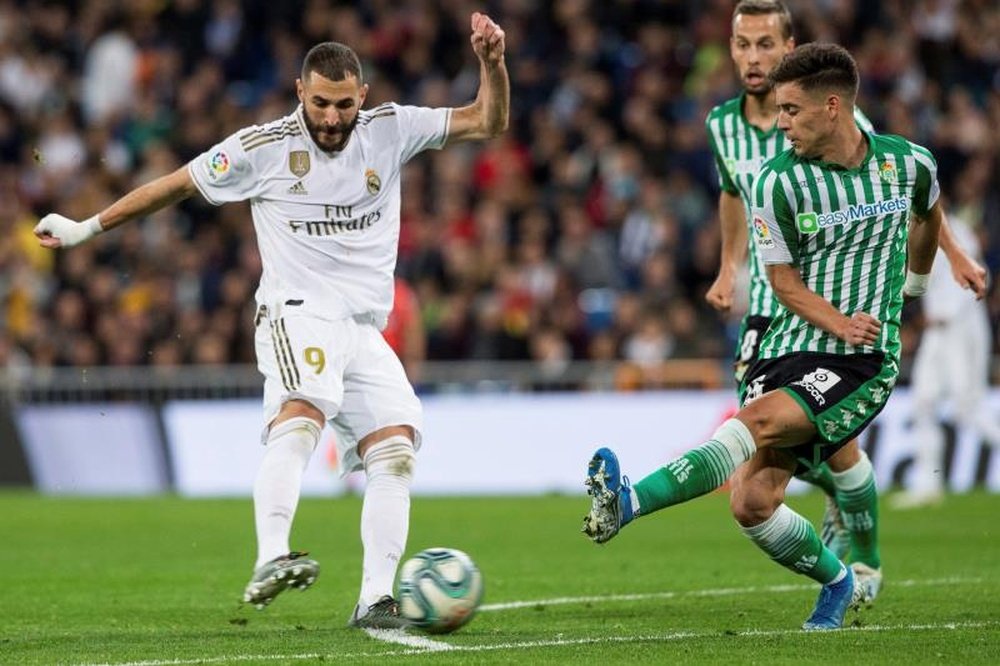 Benzema, de retour sur les lieux de sa transformation. EFE