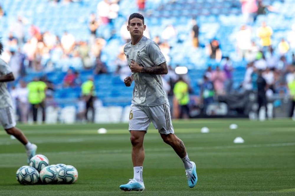 James Rodriguez' last chance of 2019 slipped away. EFE