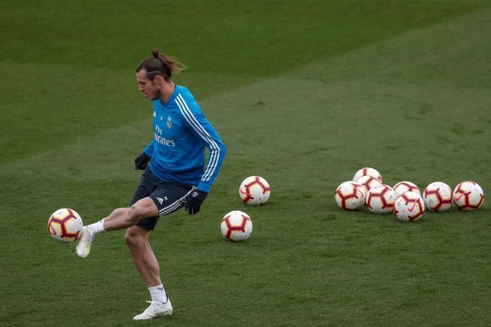 Bale a rejoint l'entraînement collectif. EFE