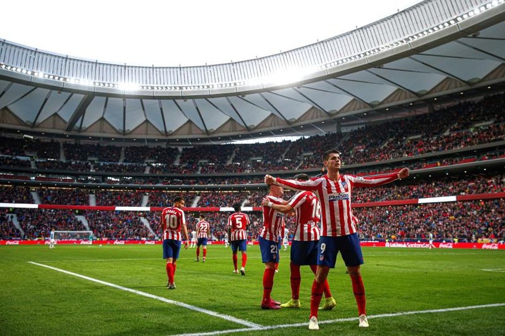 A prioridade do Atlético é um atacante. EFE/ Emilio Naranjo