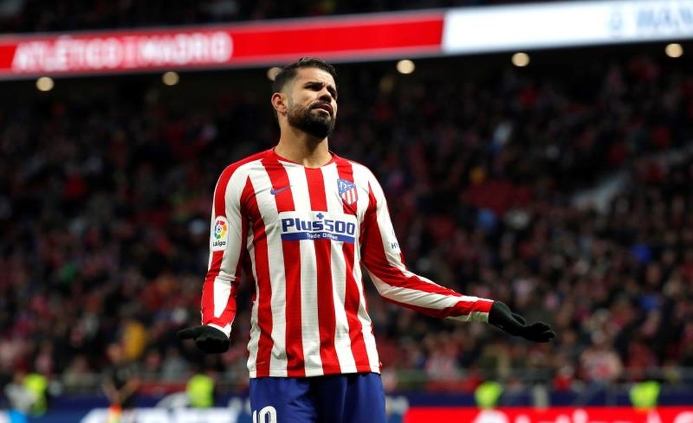 L'attaccante brasiliano dell'Atletico Madrid Diego Costa. EFE