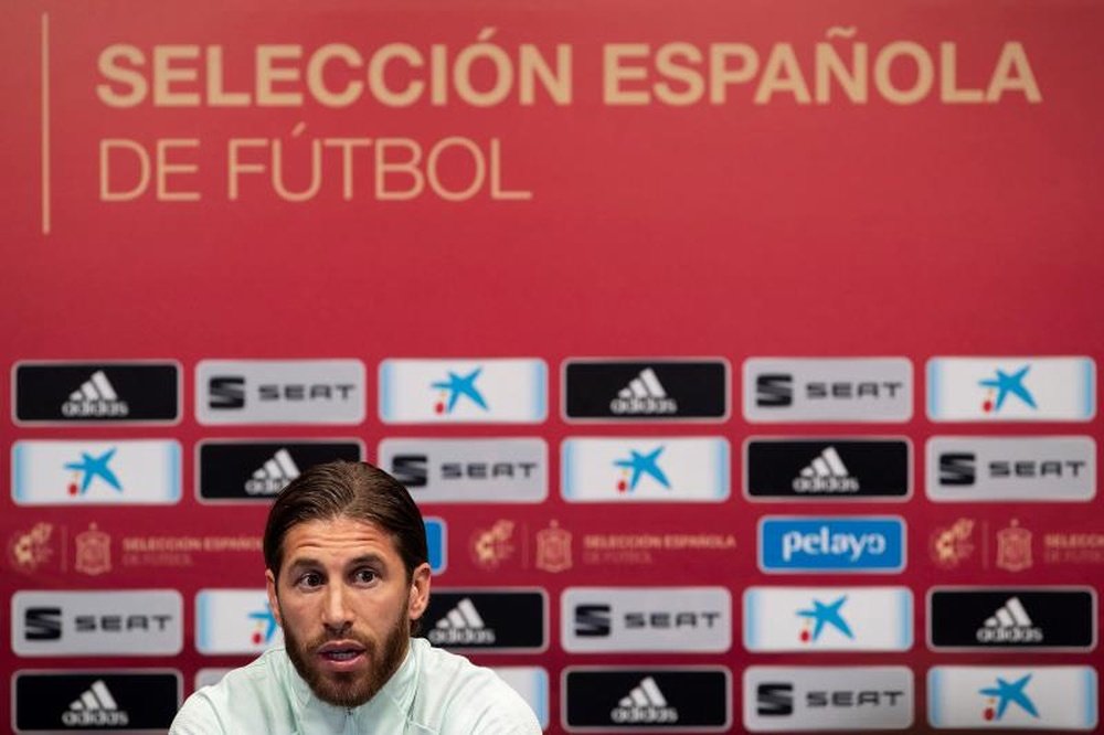 Ramos veut jouer les JO avec l'Espagne. EFE/Román Ríos