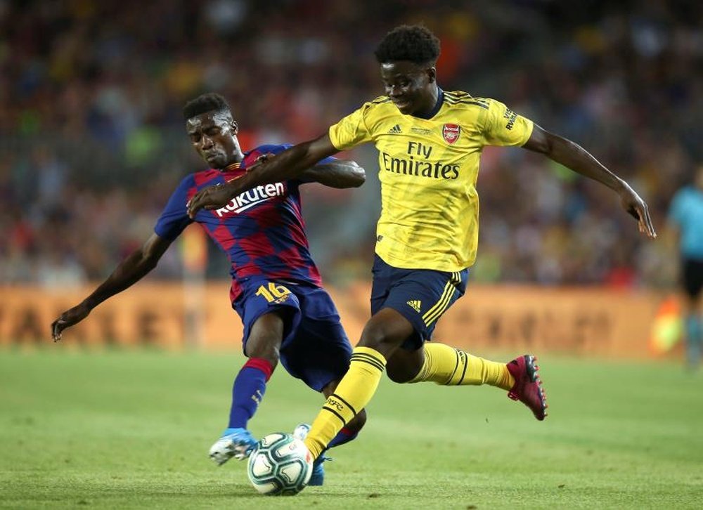 Leicester veut sceller un accord avec le Barça pour Wagué. EFE