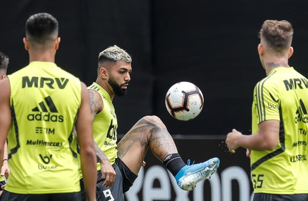 Atividades flagradas nas instalações do Flamengo não foram autorizadas. EFE/Antonio Lacerda/Arquivo