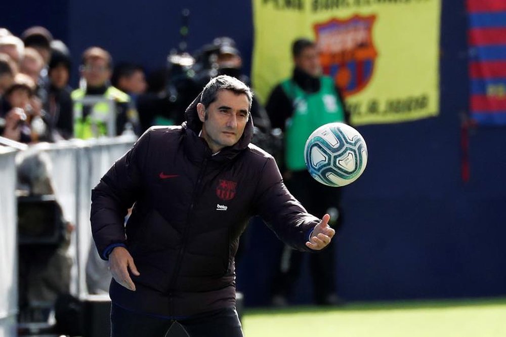 Valverde destacó el trabajo del equipo. EFE