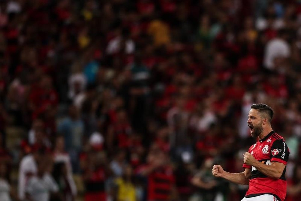 Diego Ribas de Flamengo. EFE/Antonio Lacerda/Arquivo