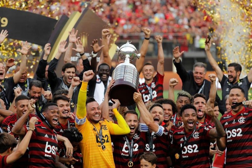 Brasil conquistou todas Libertadores de 2019. EFE/Antonio Lacerda