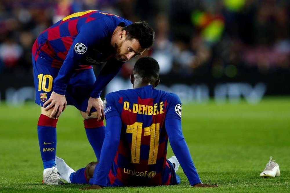 Barça holds meeting to deal with Dembele's ongoing injury problem. EFE
