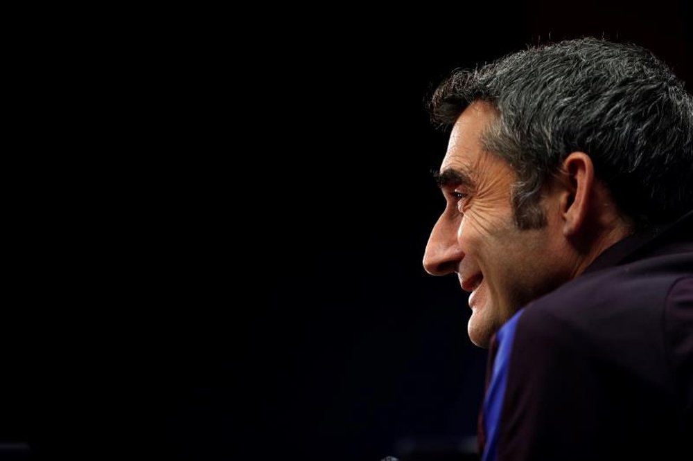 La rueda de prensa de Valverde se retrasó. EFE