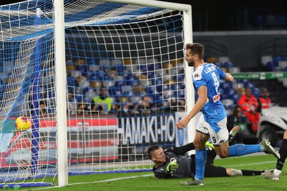 Il Napoli perde contro il Bologna. EFE