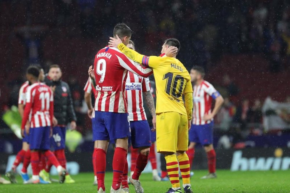 Sonrisas para el Barça y lágrimas para el Atlético. EFE