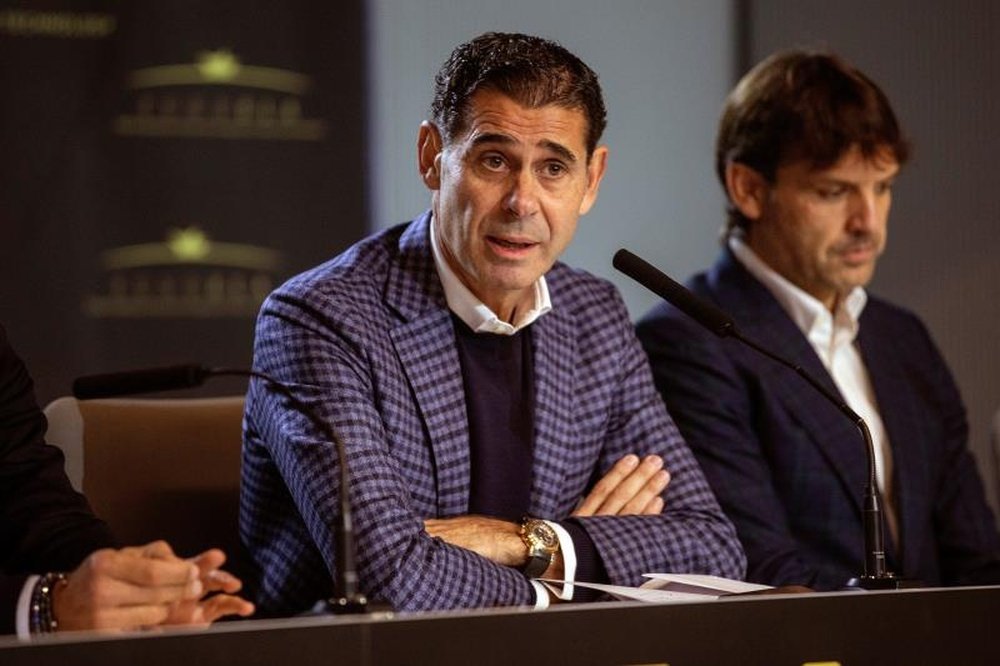 Ronaldo veut faire de Hierro son prochain directeur sportif. EFE/Rodrigo Jiménez