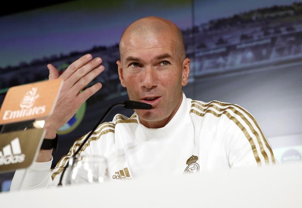 Zidane est revenu sur l'actualité de son club. EFE