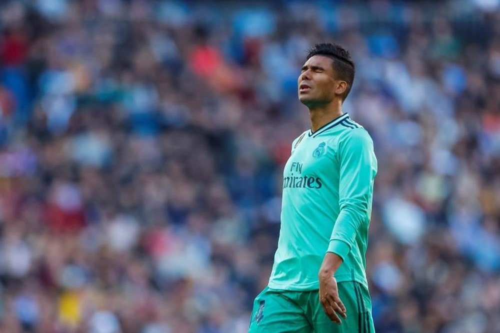 Casemiro is a yellow away from suspension. EFE/Archivo